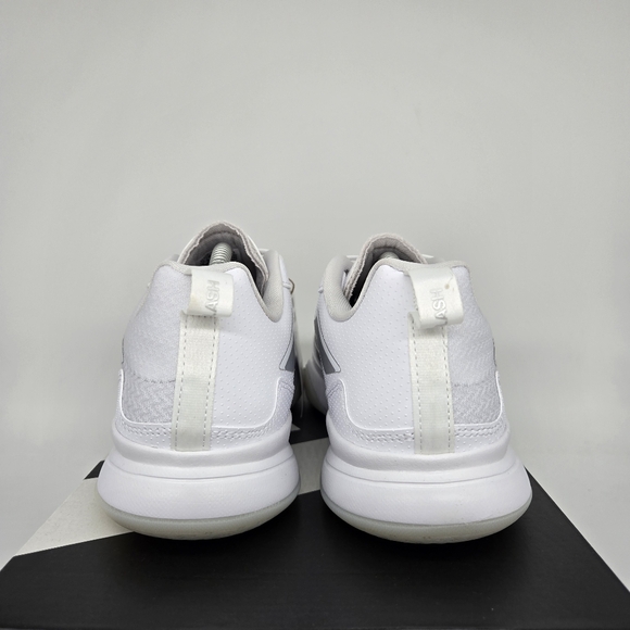 Adidas Women's Tennis Shoes Avaflash Low 'White Silver Metallic' Size 9 - Picture 4 of 8